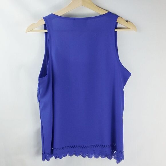 Cynthia Rowley Laser Cut Tank Top - Picture 4 of 5